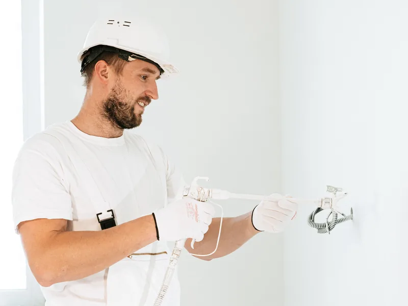 Pose d'un isolant sur paroi et plafond — Rennes